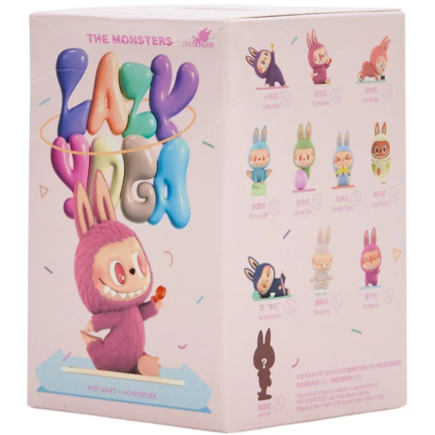 Pop Mart Labubu The Monsters Lazy Yoga Series Figures Single Blind Box