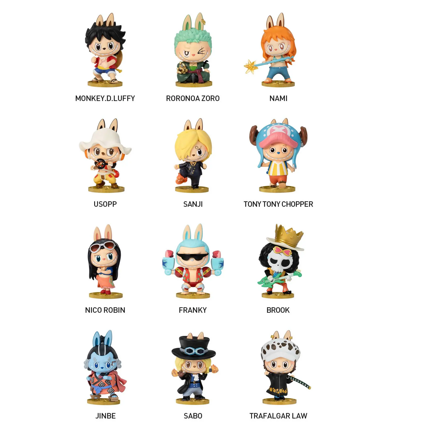 Pop Mart Labubu The Monsters x One Piece ONE SIZE