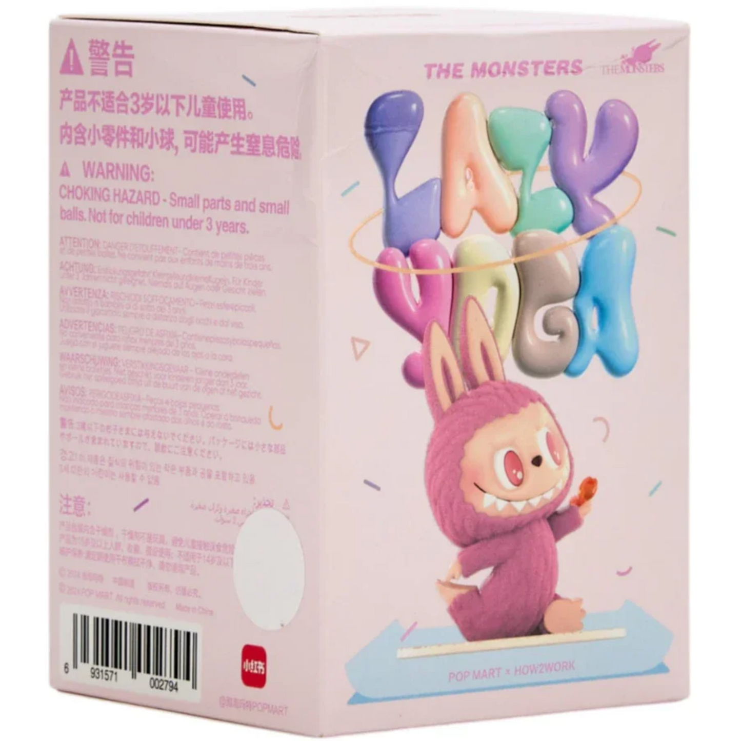 Pop Mart Labubu The Monsters Lazy Yoga Series Figures Single Blind Box